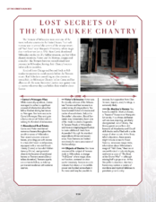 Lost Secrets of the Milwaukee Chantry